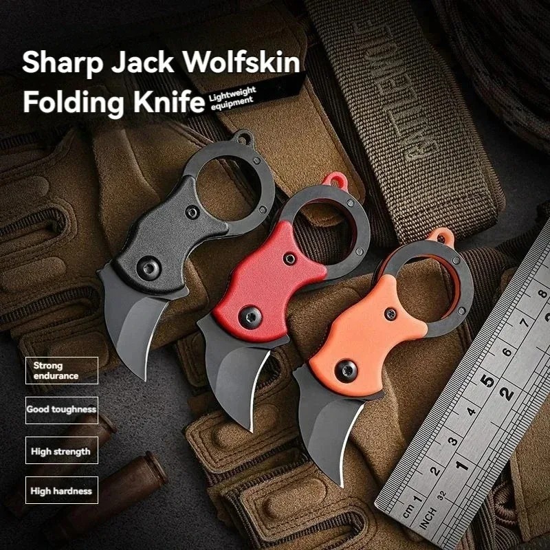Camping Cooking Knives - Mini Keychain Pocket Knife Stainless Steel