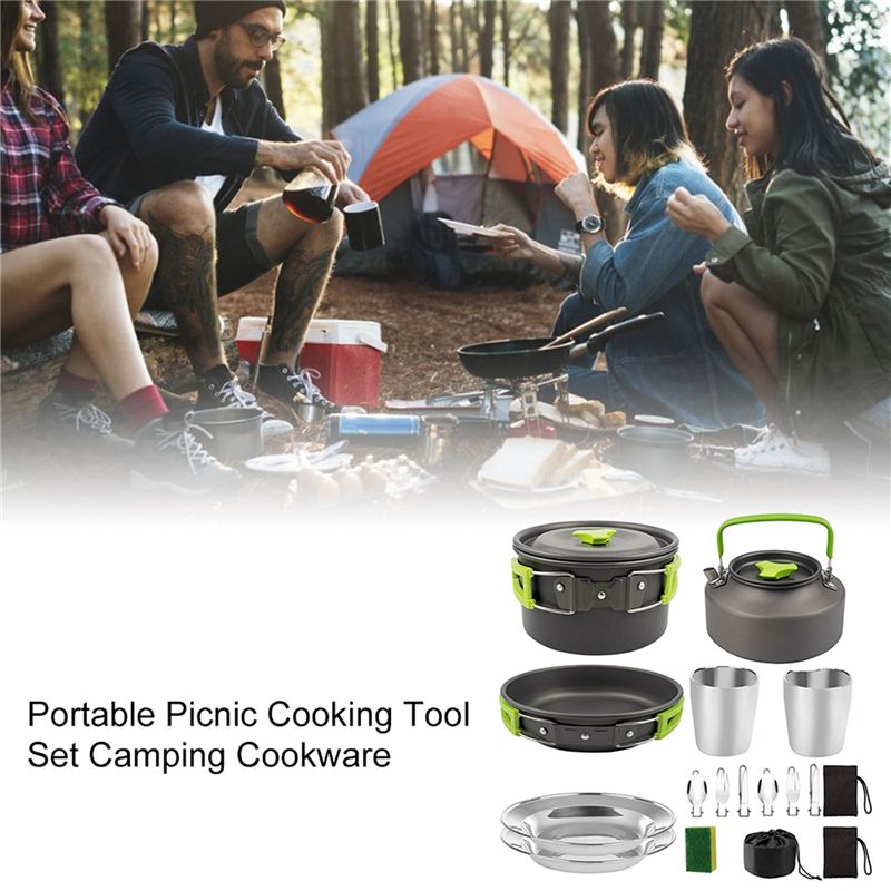 【BUYERS】Camping Cookware Porta - Camping Cooking Pots And Pans recension och pris