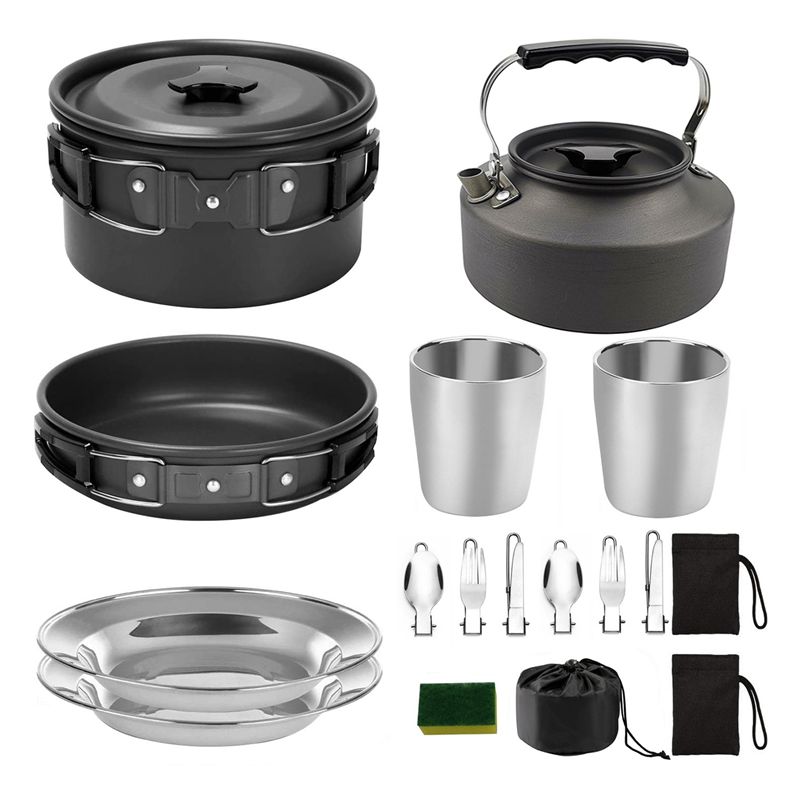 【BUYERS】Camping Cookware Porta - Camping Cooking Pots And Pans recension och pris