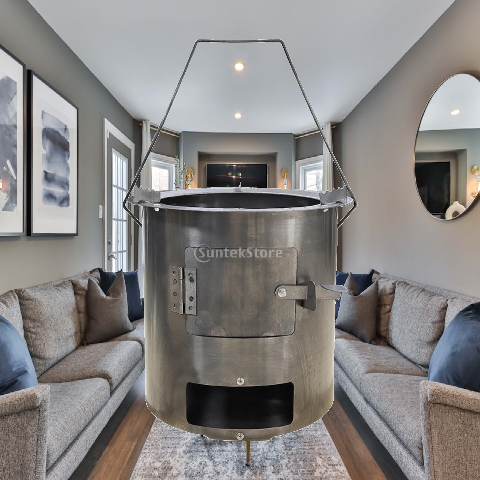 Economy Wood Stove for Outdoor - Camping No Cooking Meals recension och pris