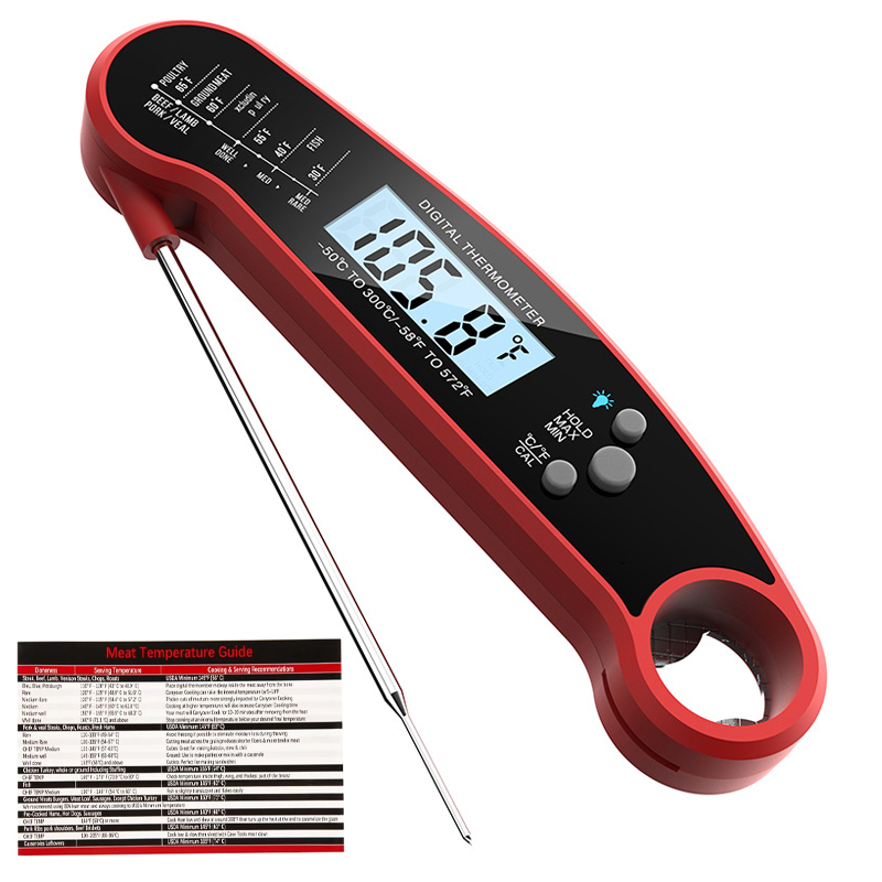 Digital Meat Thermometer High  - Camping Cooking Meat recension och pris