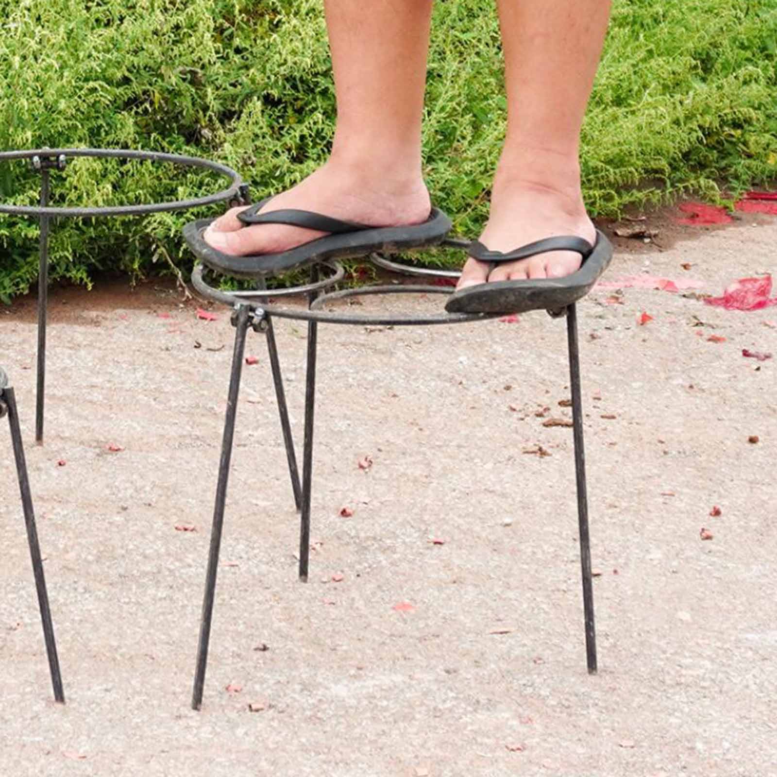 Campfire Tripod Folding Grill  - Camping Cooking Pot Tripod recension och pris
