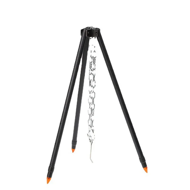 1Pc Outdoor Bonfire Tripod Cam - Camping Cooking Pot Tripod recension och pris