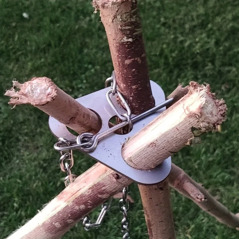 Outdoor BBQ Tripod Portable De - Camping Cooking Pot Tripod recension och pris