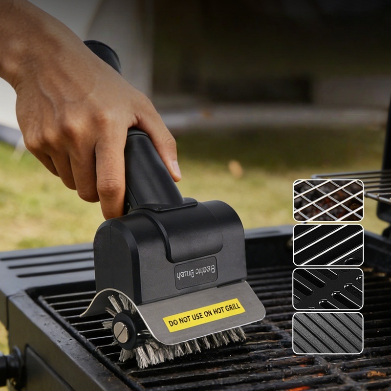 JUSTINLAU Electric Grill Brush - Camping Cooking Meat recension och pris