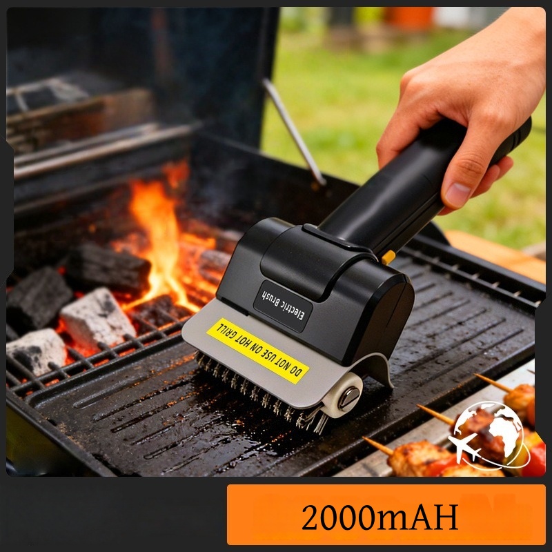 JUSTINLAU Electric Grill Brush - Camping Cooking Meat recension och pris