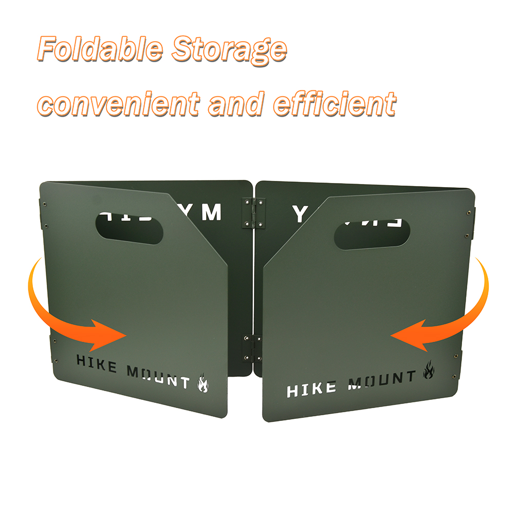4-Section Folding Gas Stove Wi - Camping Cooking Windscreen recension och pris