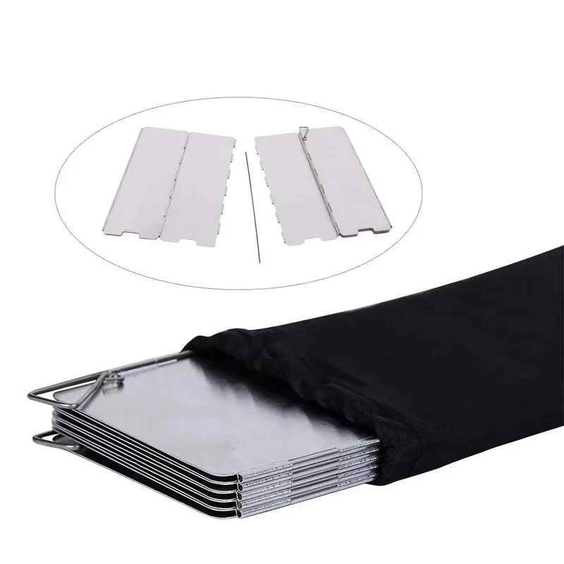 8/10Pcs Tablet‑Type Gas Stove, - Camping Cooking Windscreen recension och pris