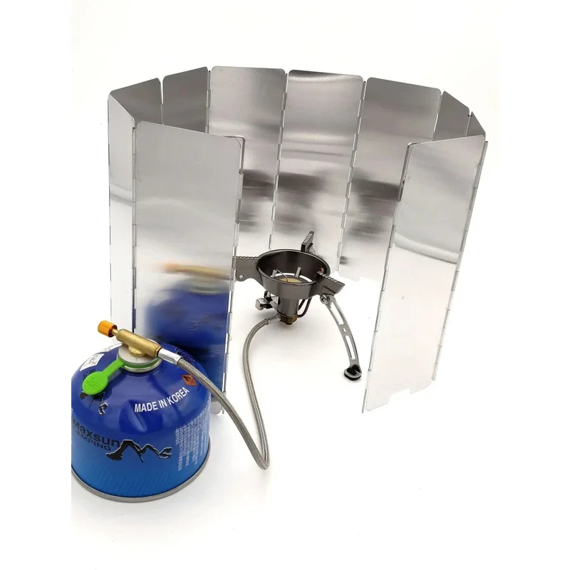 8/10Pcs Tablet‑Type Gas Stove, - Camping Cooking Windscreen recension och pris
