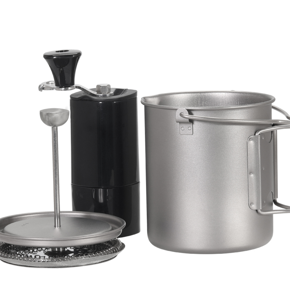 Lixada 750ml Titanium Coffee C - Camping Cooking Ware recension och pris