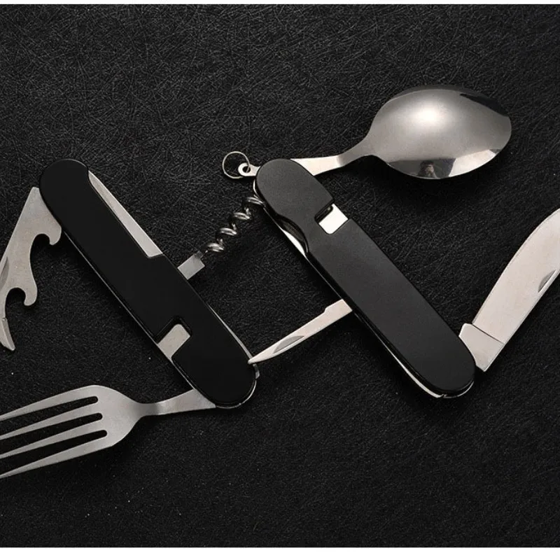 4 in 1 Folding Tableware Detac - Camping Cooking Knives recension och pris
