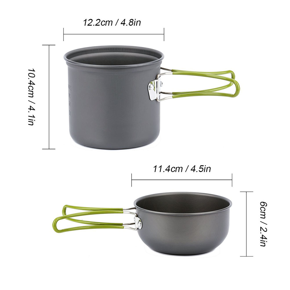 Ultralight Camping Pots Cookwa - Camping Cooking Pots And Pans recension och pris