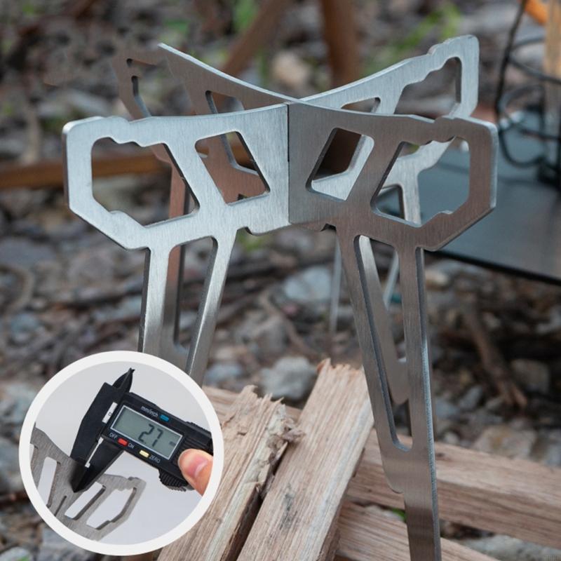 55KD Foldable Camp Stove Base  - Camping Cooking Pot Tripod recension och pris