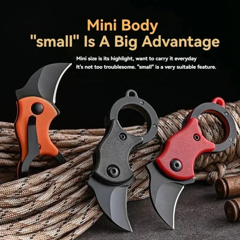 Mini Keychain Pocket Knife Sta - Camping Cooking Knives recension och pris