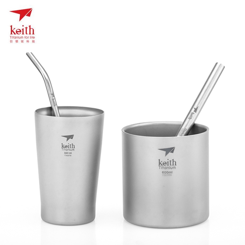 Keith Titanium Drinking Straw  - Camping Cooking Food recension och pris
