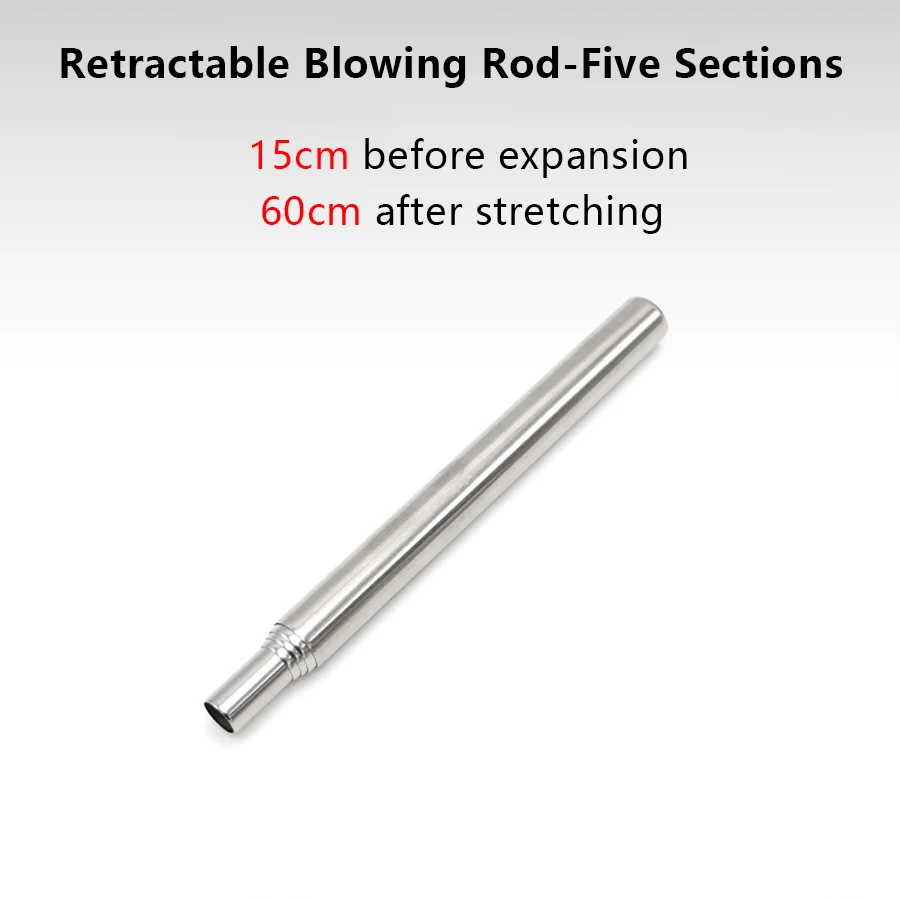 Stainless Steel Blowpipe Pocke - Camping Cooking Ware recension och pris