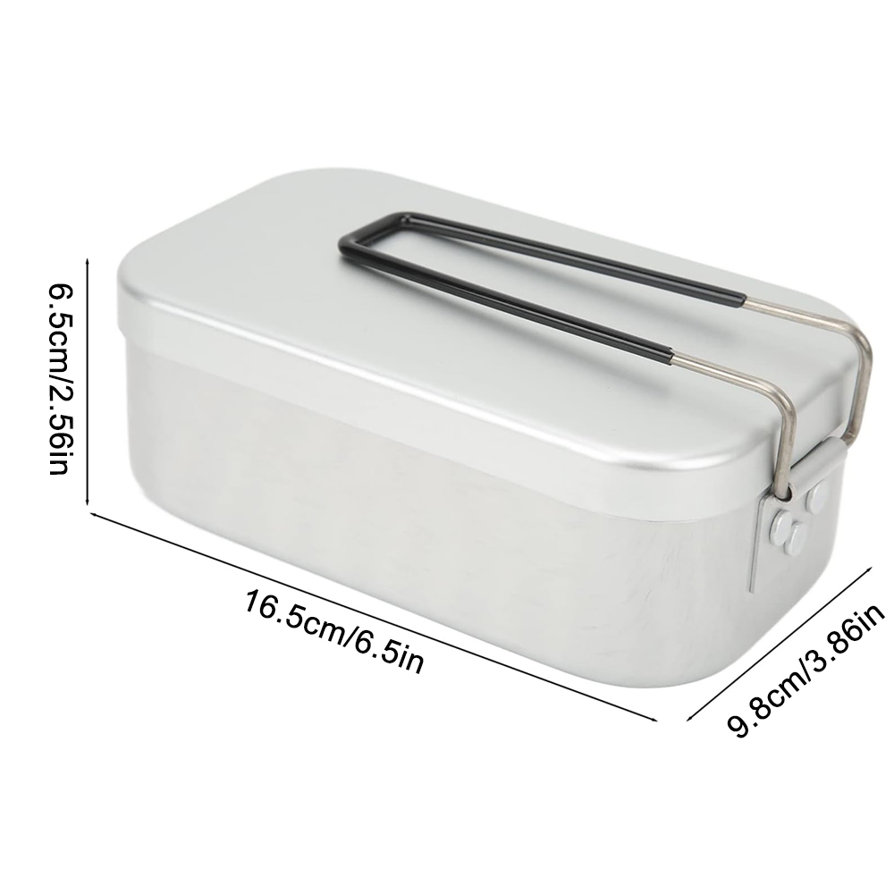 800ML Aluminum Lunch Boxes Out - Camping Cooking Food recension och pris