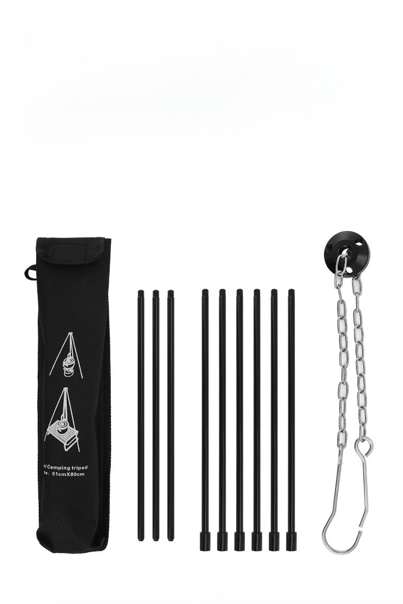 Portable Outdoor Cooking Tripo - Camping Cooking Pot Tripod recension och pris