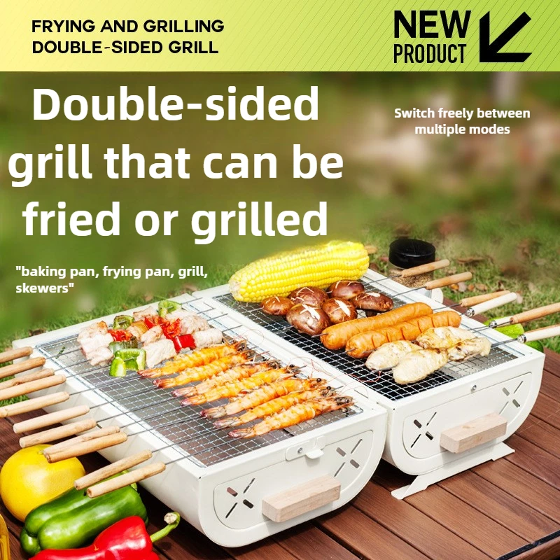 Barbecue Oven Household Grill  - Camping Cooking Meat recension och pris