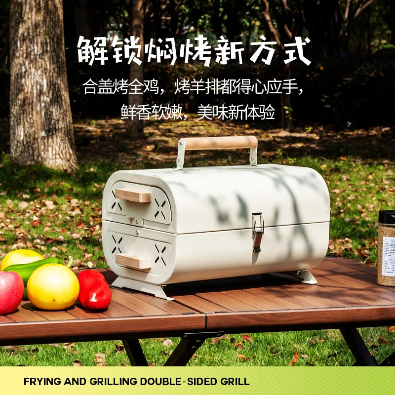 Barbecue Oven Household Grill  - Camping Cooking Meat recension och pris