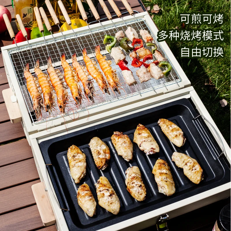 Barbecue Oven Household Grill  - Camping Cooking Meat recension och pris