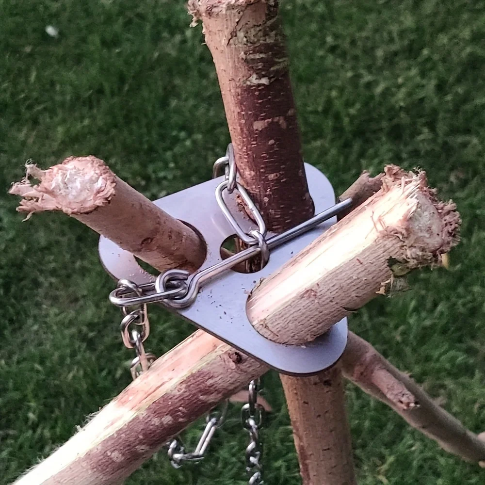 Stainless Steel Camping Tripod - Camping Cooking Pots And Pans recension och pris