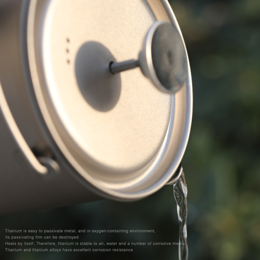 Lixada 750ml Titanium Coffee C - Camping Cooking Ware recension och pris