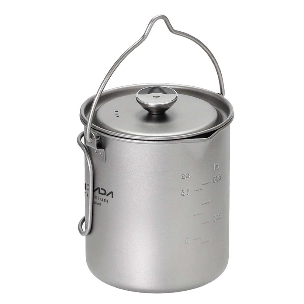 Lixada 750ml Titanium Coffee C - Camping Cooking Ware recension och pris
