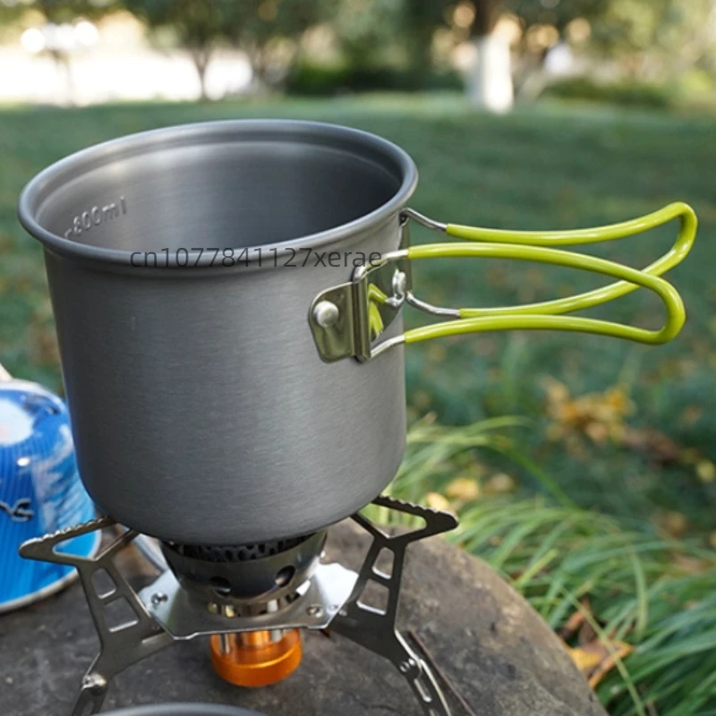 Outdoor Household Portable Alu - Camping Cooking Mess Kit recension och pris