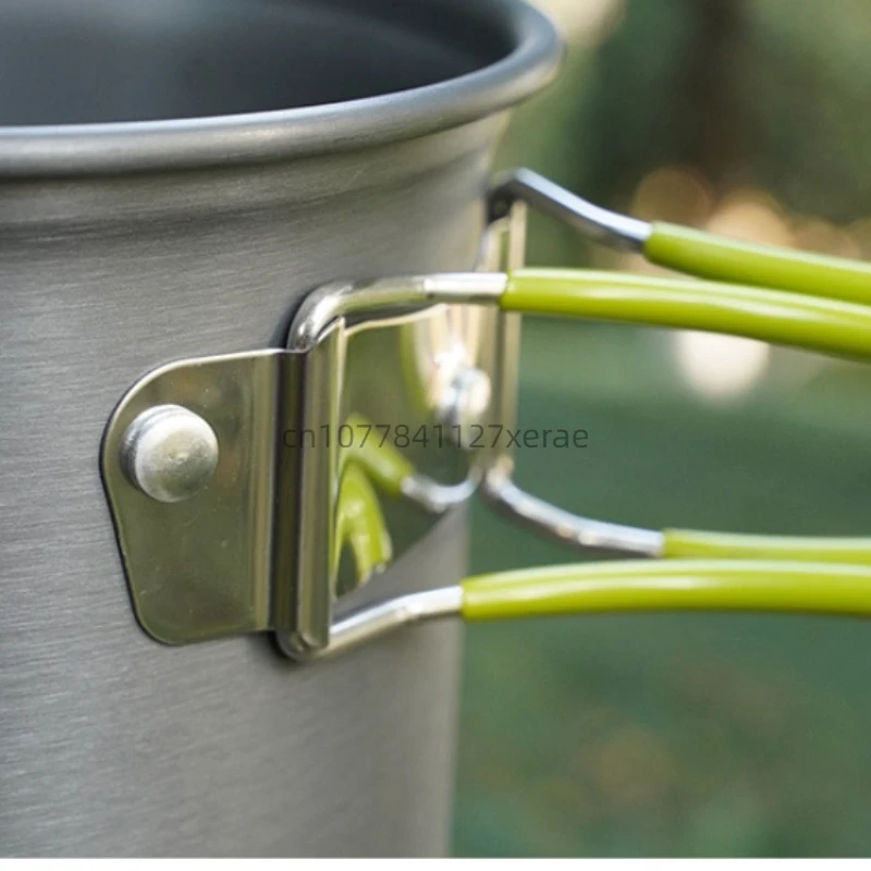 Outdoor Household Portable Alu - Camping Cooking Mess Kit recension och pris