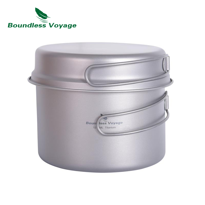 Boundless Voyage Titanium Pot  - Camping Cooking Mess Kit recension och pris