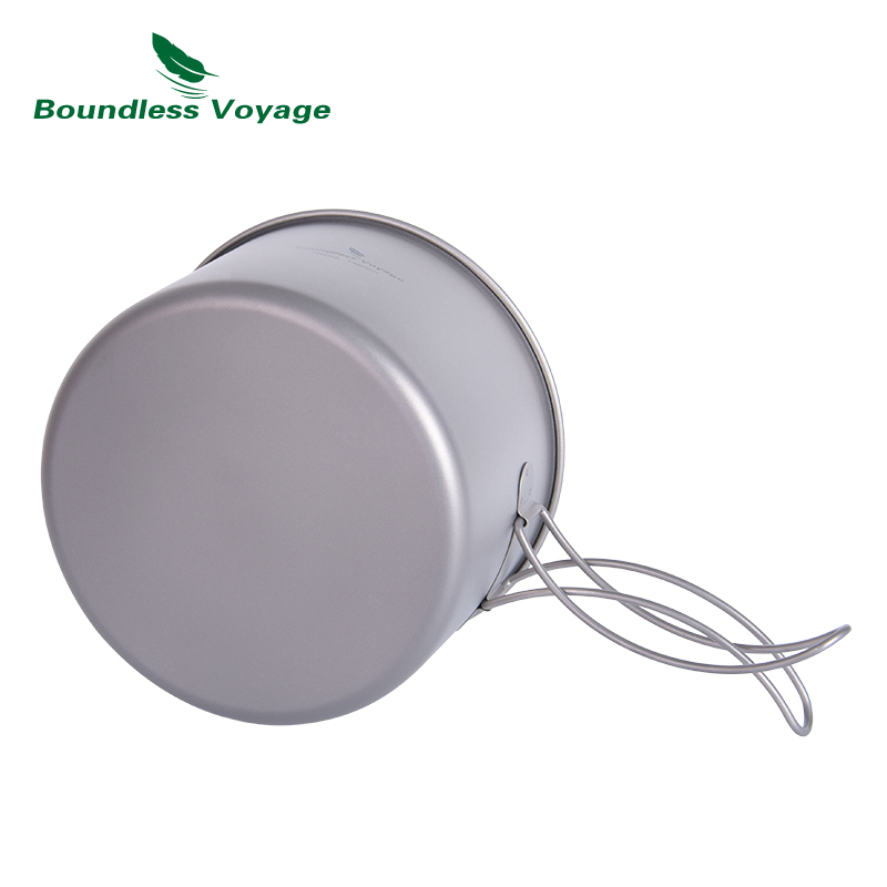 Boundless Voyage Titanium Pot  - Camping Cooking Mess Kit recension och pris