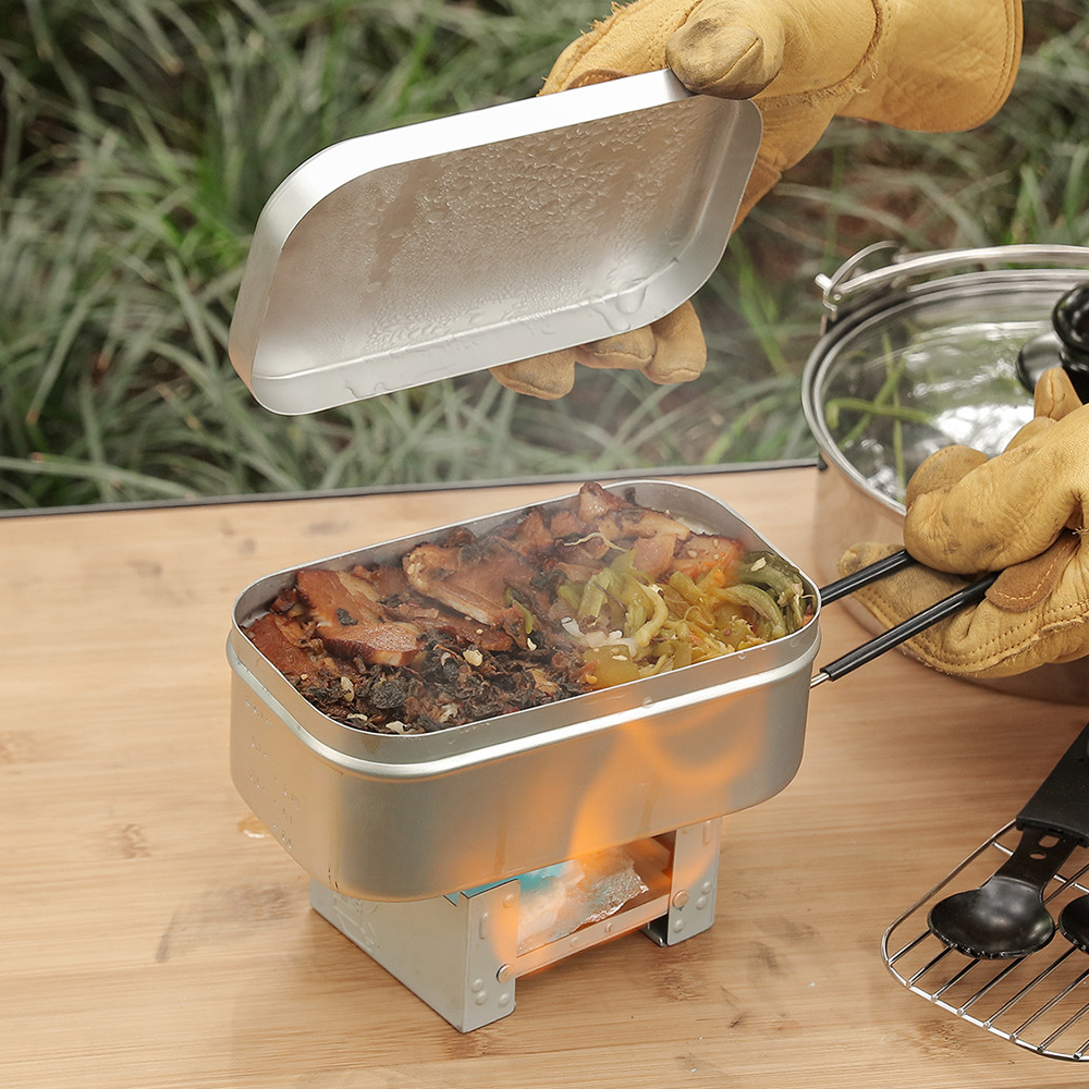 Outdoor Aluminium Mess Kit, St - Camping Cooking Mess Kit recension och pris
