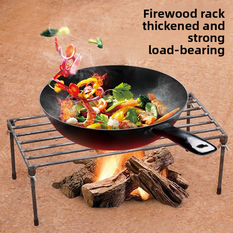 Steel Tripod Pot Stand Outdoor - Camping Cooking Pot Tripod recension och pris