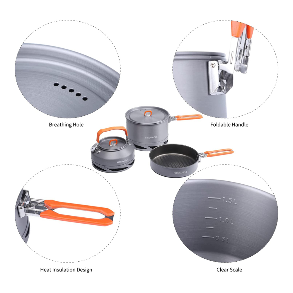 Fire Maple Camping Cookware Ut - Camping Cooking Pots And Pans recension och pris