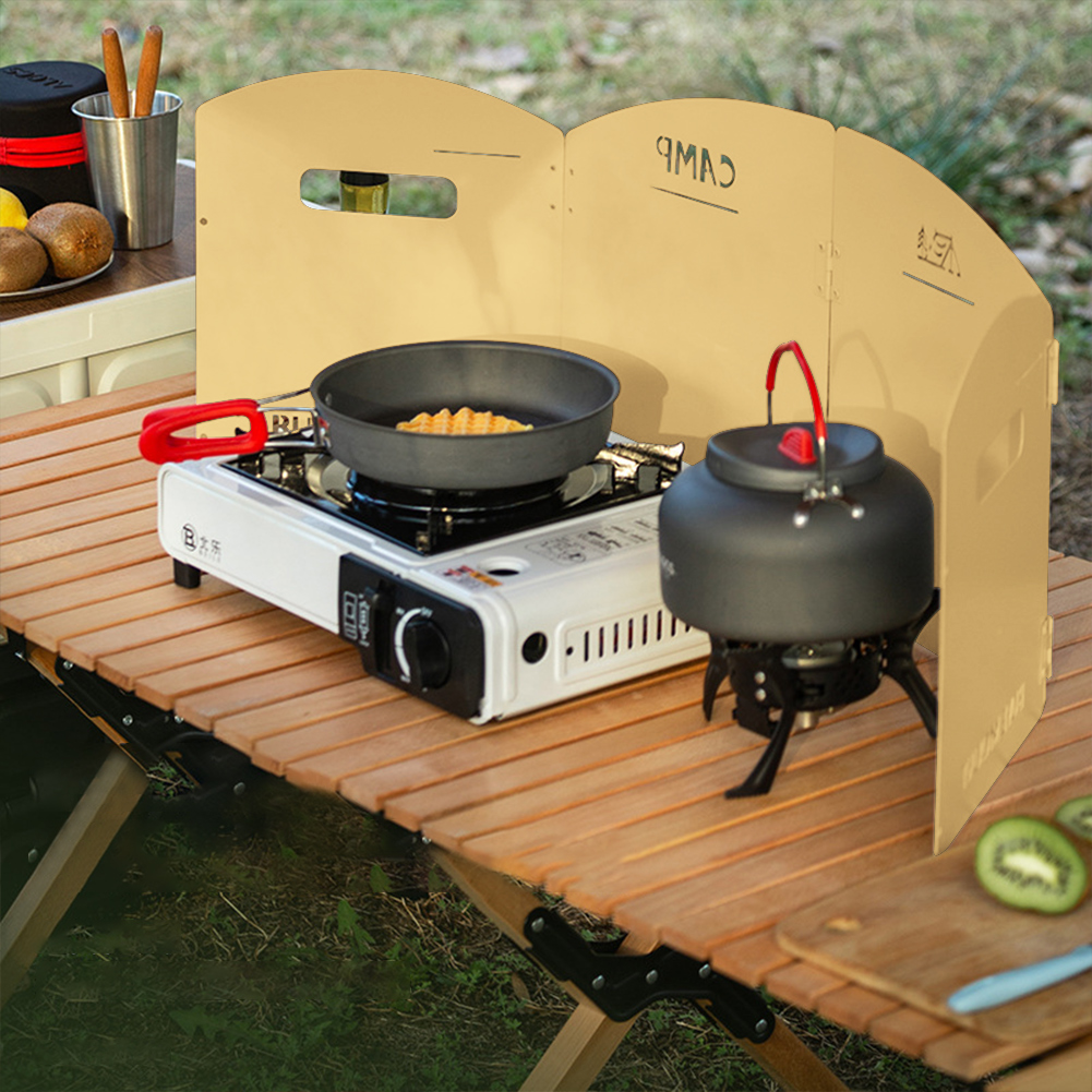 Foldable Camping Gas Stove Win - Camping Cooking Windscreen recension och pris