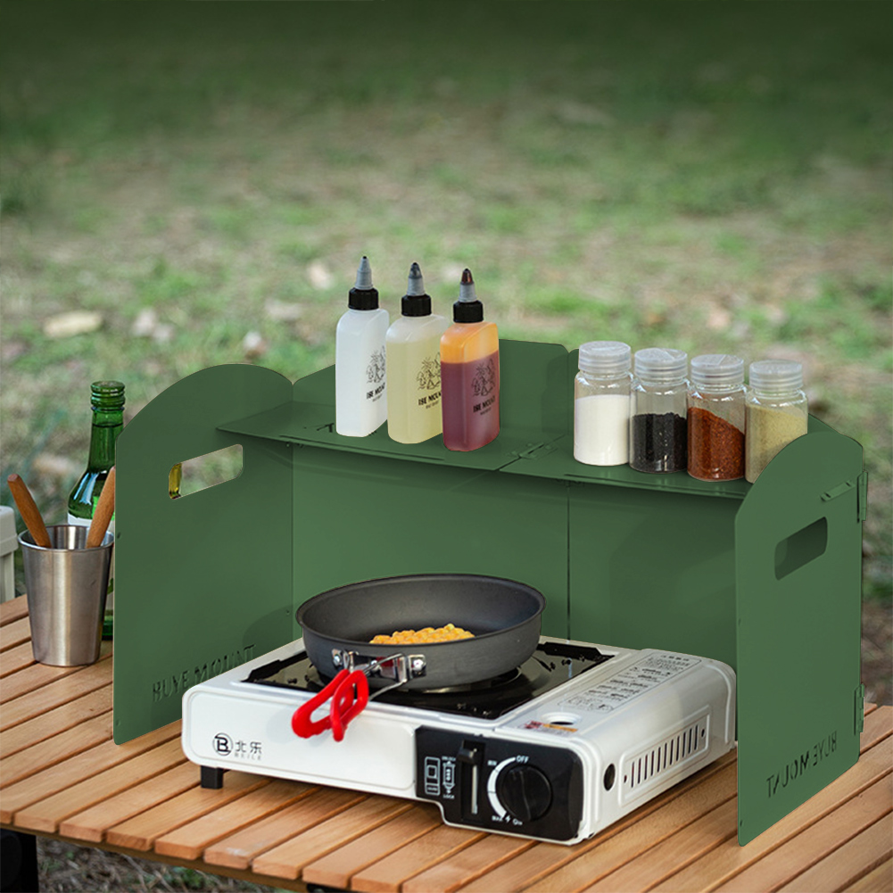 Foldable Camping Gas Stove Win - Camping Cooking Windscreen recension och pris